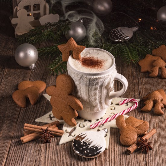 Christmas chocolate drink