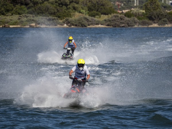 Olbia, Italy - September 16 - 20192 Aquabike world Championship gran prix of Italy