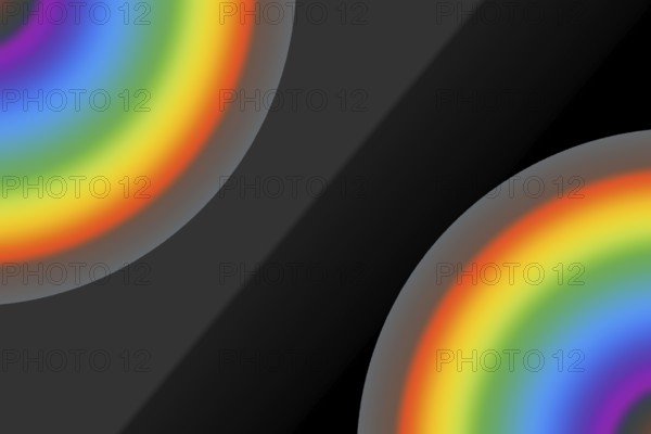 Wallpaper with bright color of rainbow for website, banner
