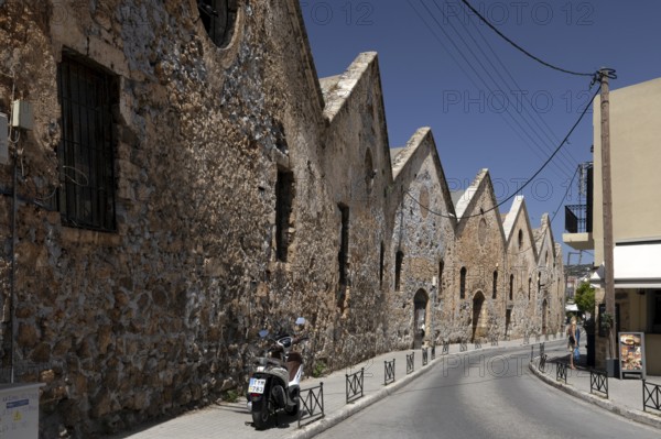 Arsenals in the fishing port, Chania, Crete, Greece, 23 May 2025 < english> Arsenals in the fishing port, Crete, Greece, May 23, 2025