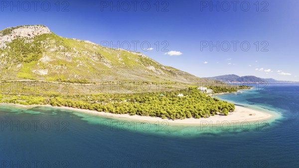 The beach Gregolimano in Evia island, Greece