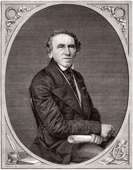 Giacomo Meyerbeer oder Jakob Liebmann Meyer Beer, 1791 - 1864, ein deutscher Dirigent und Komponist der großen französischen Oper