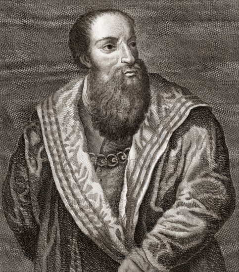 Pietro Aretino, 1492 – 1556, an Italian author