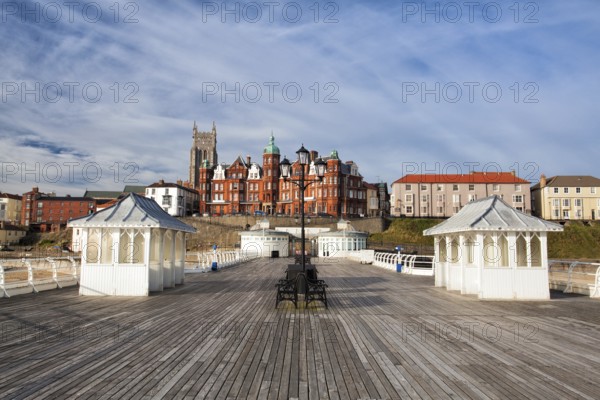 Morning on the Cromer pier in England