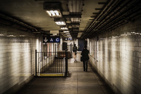 New York subway image. Shooting Location: New York, Manhattan
