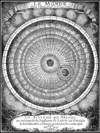 Horoskop, das Geburtshoroskop für Ludwig XIV., König von Frankreich, 1638