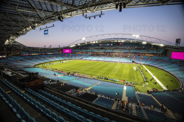 SYDNEY, AUSTRALIA, AUGUST 20: Stadium atmosphere before Spain plays England in the final of the FIFA Women's World Cup Australia New Zealand 2023 at Stadium Australia on August 20, 2023