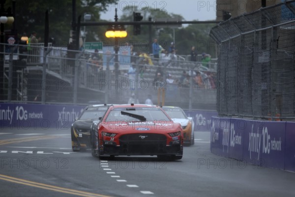 NASCAR Cup Driver, CHASE BRISCOE (14) takes to the track for the Inaugural Grant Park 220 on the Chicago Streeet Course in Chicago IL