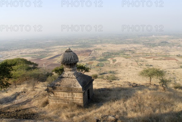 Small temple in the compound of Bhuleshvar temple, Taluka Purander, District Pune, Maharashtra, India