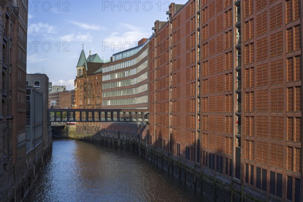 Hamburg Speicherstadt on the canal