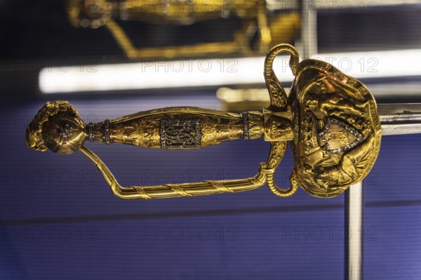 Sword gift from the city of Vitoria to General Alava, Álava Armory Museum, Vitoria, Basque Country, Spain