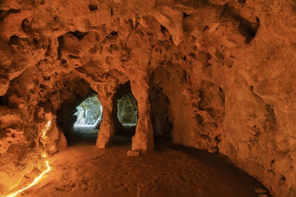 Underground walkway in Quinta de Regaleira, Sintra, Portugal