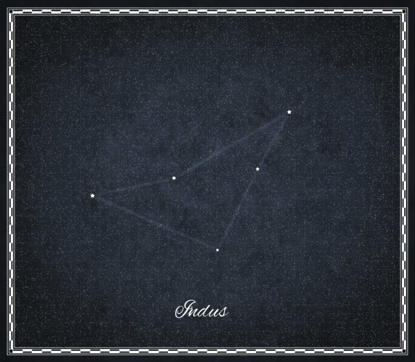 Indus star constellation, Night sky, Cluster of stars, Deep space, Indian constellation