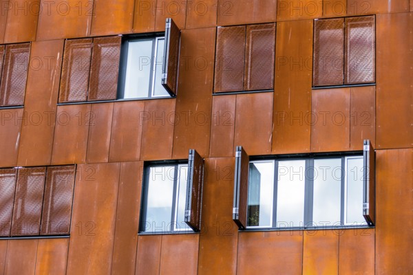 A building of the new WU in Vienna. The University of Economics and Business was newly built Austria
