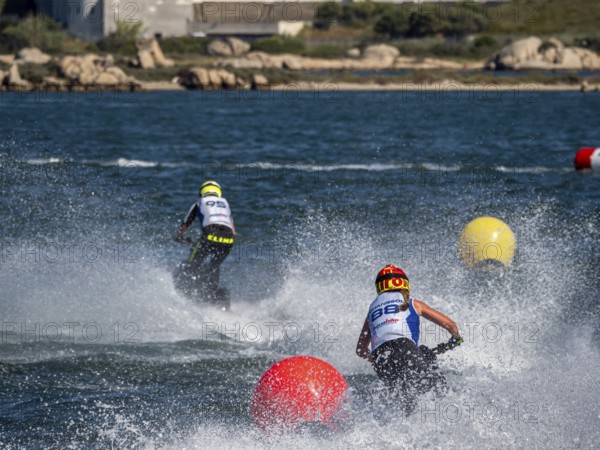 Olbia, Italy - September 16 - 20192 Aquabike world Championship gran prix of Italy