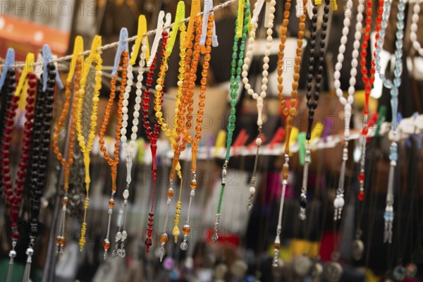 Set of Rosary praying beads for practicing mindfulness meditation praying beads