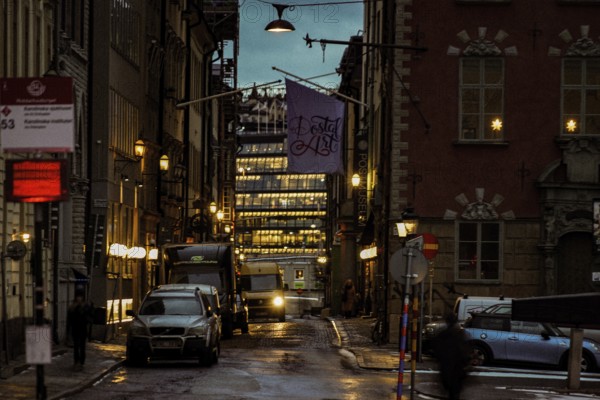 Gumlastan Old Town Alley (Stockholm). Shooting Location: Sweden, Stockholm