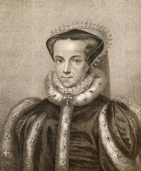 Mary I or Bloody Mary, 1516 - 1558, Queen of England and Ireland from 1553 until 1558, Maria I. Tudor
