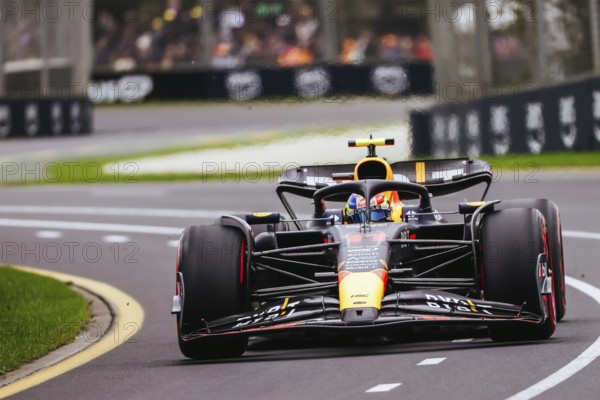 MELBOURNE, AUSTRALIA, APRIL 01: Sergio Perez of Mexico drives the Oracle Red Bull Racing RB19 in practice during the 2023 Australian Grand Prix at Albert Park on April 1, 2023 in Melbourne, Australia