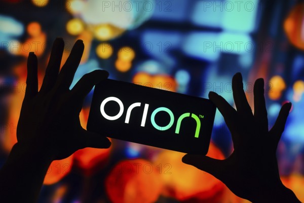 logo is displayed on a smartphone screen