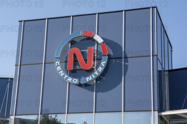 Nitra, Slovakia, August, 25, 2023 : N-CENTRO (CENTRO Nitra) Shopping mall, A large indoor shopping center in Nitra. Slovakia