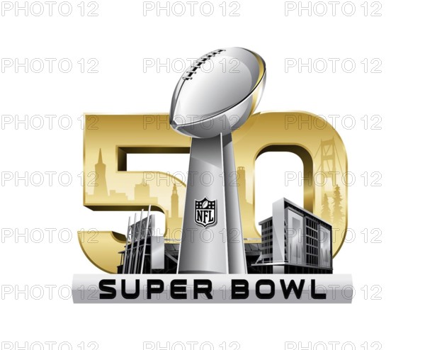 Color Super Bowl 50 Logo, Sports leagues, Logo