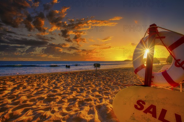 Impressive sunset at Praia do Amado, Portimao, Algarve, Portugal