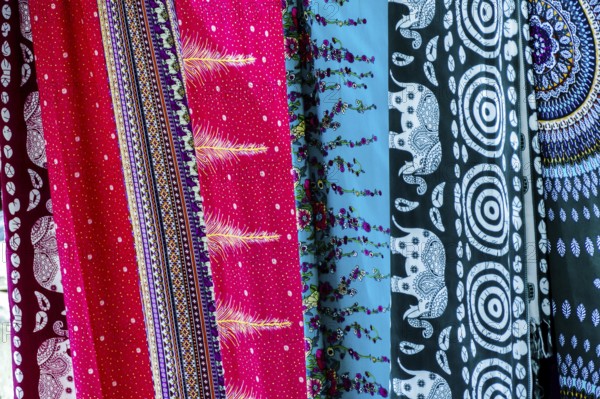 Set of seamless patterns, digital photo picture as a background