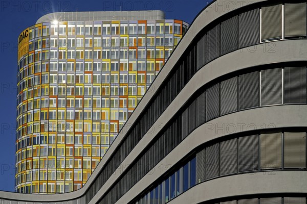 ADAC, building, architecture, colourful, Munich, futuristic, Germany, Europe, Federal Republic of Germany, Europe