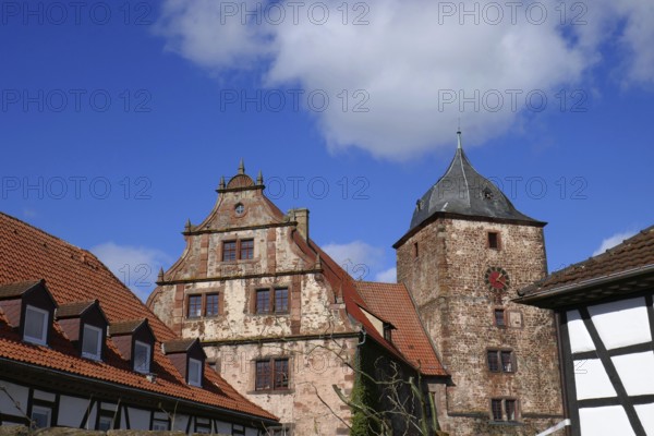 Castle town of Schlitz in the Vogelsberg district of central Hesse