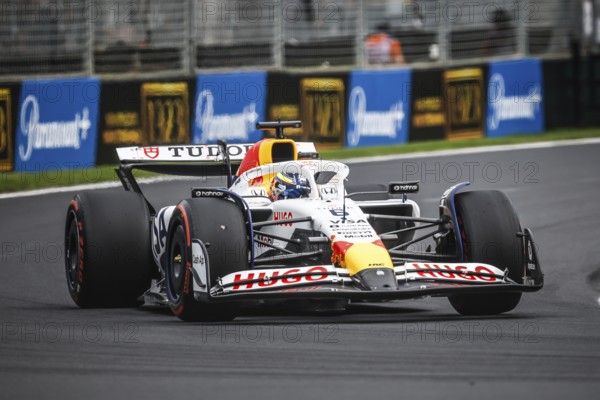 Isack Hadjar of France drives the Visa Cash App Racing Bulls F1 Team VCARB 02 during third practice in the 2025 Australian Grand Prix at Albert Park in Melbourne, Australia