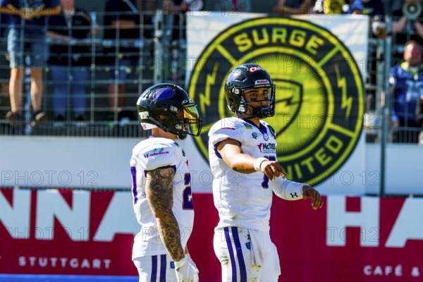 European League of Football/ Game : Frankfurt Galaxy -Stuttgart Surge July . 10. 2022                                    , Stuttgart, Germany