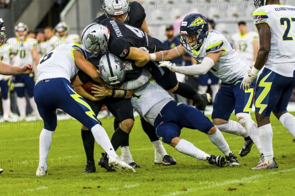 European League of Football, ELF/ Game :Stuttgart Surge  at Tirol Raiders on 26. Aug.  2023 ,in the Tivoli Stadium , Innsbruck  ,  Austria