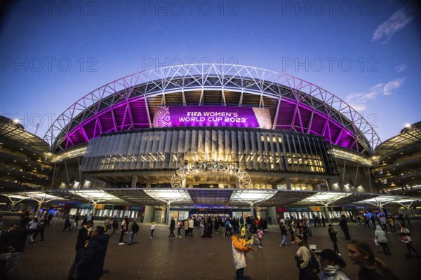 SYDNEY, AUSTRALIA, AUGUST 20: Stadium atmosphere before Spain plays England in the final of the FIFA Women's World Cup Australia & New Zealand 2023 at Stadium Australia on August 20, 2023
