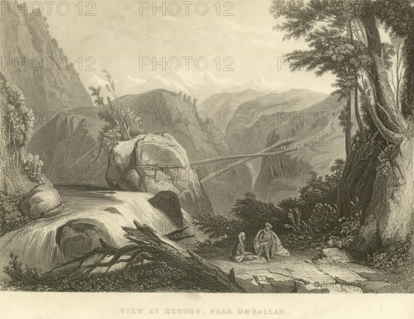 Military and munity mutiny views view at Deobun, near Umballah, India