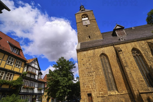 Quedlinburg city chuch in Harz of Germany