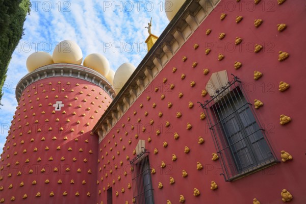 Salvador Dali museum in Figueres figueras of Catalonia Spain