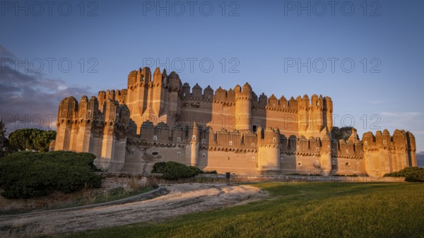 Coca castle, XV century, Gothic-Mudejar, Coca, Segovia province, Spain