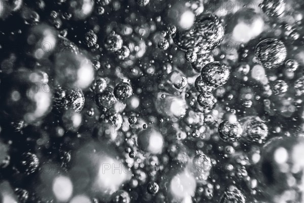 Underwater bubbles Abstract background .Air bubbles in water background