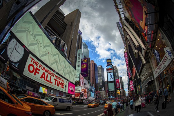 The cityscape of New York Manhattan. Shooting Location: New York, Manhattan