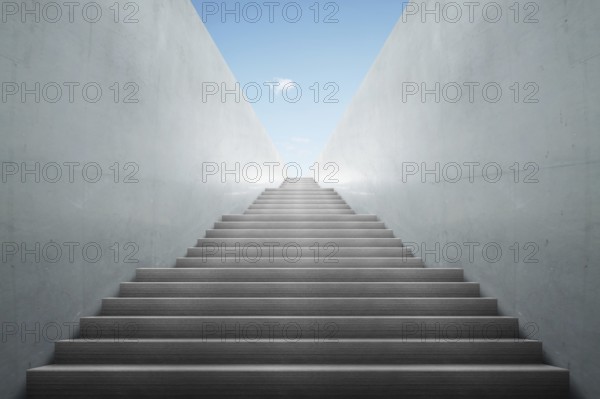 Treppen von der U-Bahn nach oben
