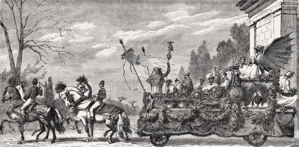 Carnival in Rome, French Academy in Rome, Italy, 19th Century