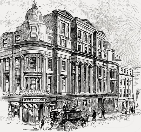 Buildings in Newall Green, Wythenshawe district, Manchester, England, UK, 19th century