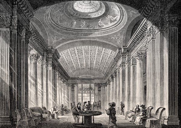 The interiors of the Signet Library, Edinburgh, Scotland, 19th century