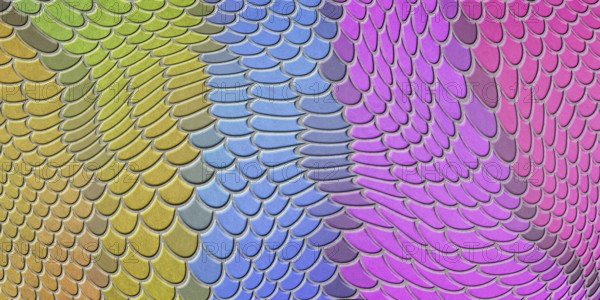 Colorful mermaid scales, fish scale, Fantasy texture