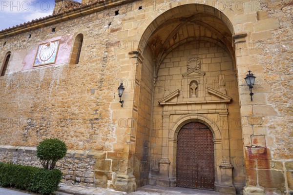 Rubielos de Mora village in Teruel Spain located on Gudar Javalambre Sierra