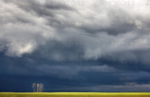 Storm Clouds Canada rural countryside Prairie Scene
