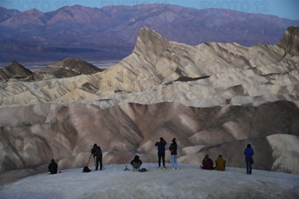 Sunrise at Zabriskie Point in Death Valley National Park, California, USA