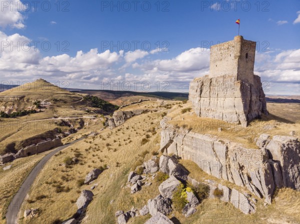 Castle of Atienza, fortress of Muslim origin, Atienza, Guadalajara Province, Spain