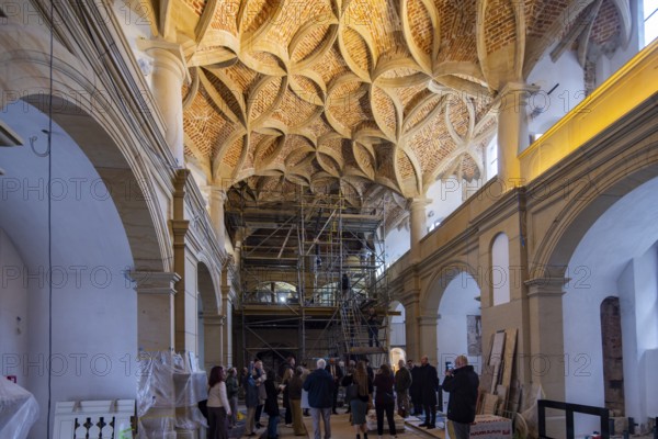 The reconstruction and extension of the Dresden Residenzschloss is due to be completed in 2026/27, following the decision to do so in 1985. Schützkapelle with the ribbed vault, Dresden, Saxony, Germany